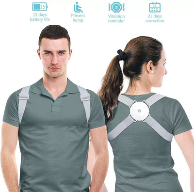 Adjustable Spine Back Support Posture Sensor Belt