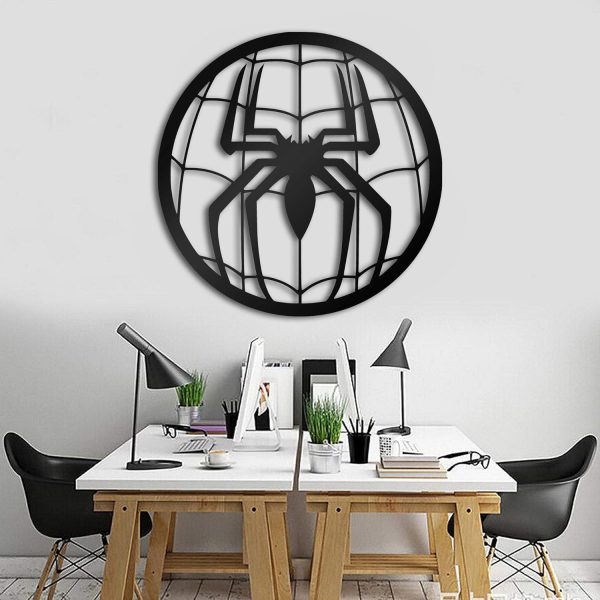 Spider – Spiderman Logo Wooden Wall Decoration.